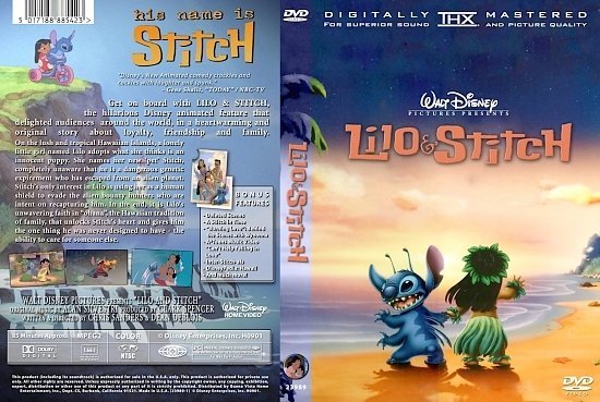 dvd cover Lilo and Stitch
