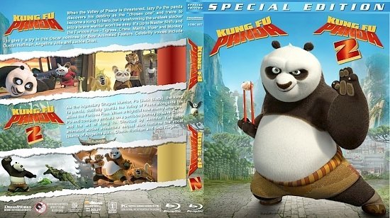 dvd cover Kung Fu Panda Double Feature version 1