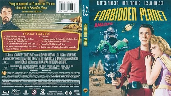 dvd cover Forbidden Planet (1956) Blu-Ray