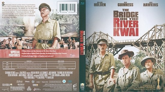 dvd cover The Bridge on the River Kwai (1957) Blu-Ray