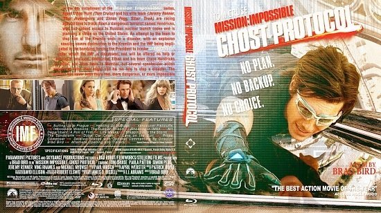 dvd cover Mission Impossible: Ghost Protocol