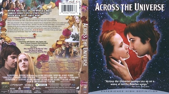 dvd cover Across The Universe (2007) Blu-Ray