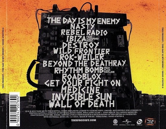 dvd cover Prodigy - The Day Is My Enemy