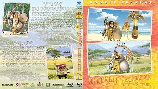 dvd cover Madagascar Double Feature