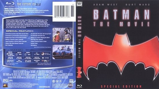 dvd cover Batman: The Movie (1966) Blu-Ray