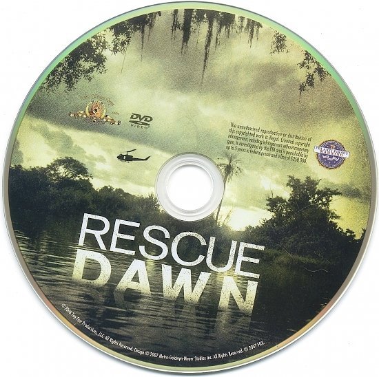 dvd cover Rescue Dawn (2006) WS R1