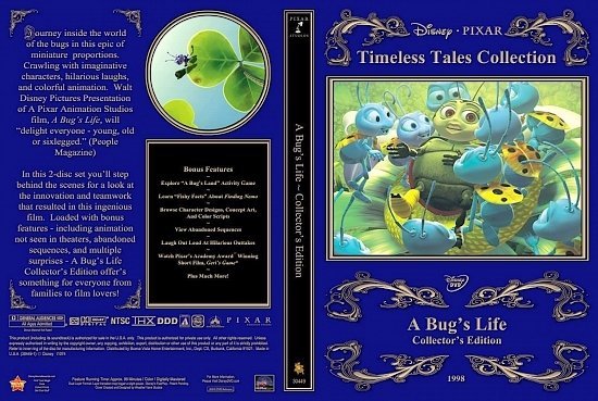 dvd cover A Bug's LIfe
