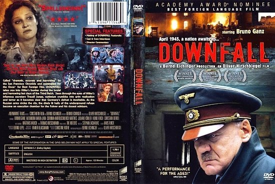 dvd cover Downfall (2004) R1