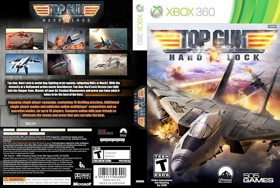 dvd cover Top Gun Hard Lock