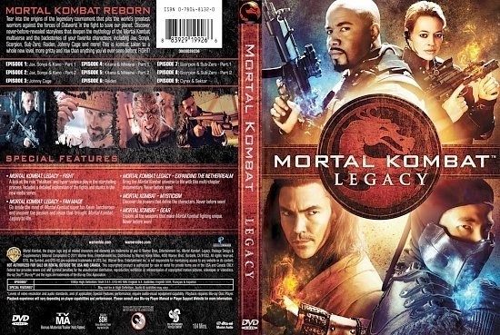 dvd cover Mortal Kombat Legacy: Season 1 (2011) WS R1