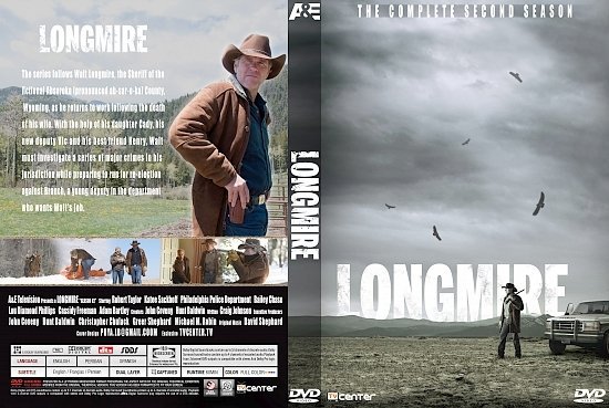 dvd cover Longmire: Season 2 R0 Custom
