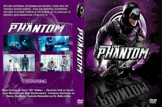 dvd cover The Phantom (2009) R0 Custom