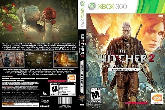 dvd cover The Witcher 2 Assassins Of Kings Enhanced Edition