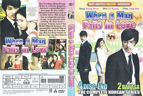 dvd cover When A Man Falls In Love: The Complete Series WS R1 Korea