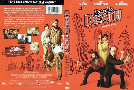 dvd cover Bored To Death Season 2