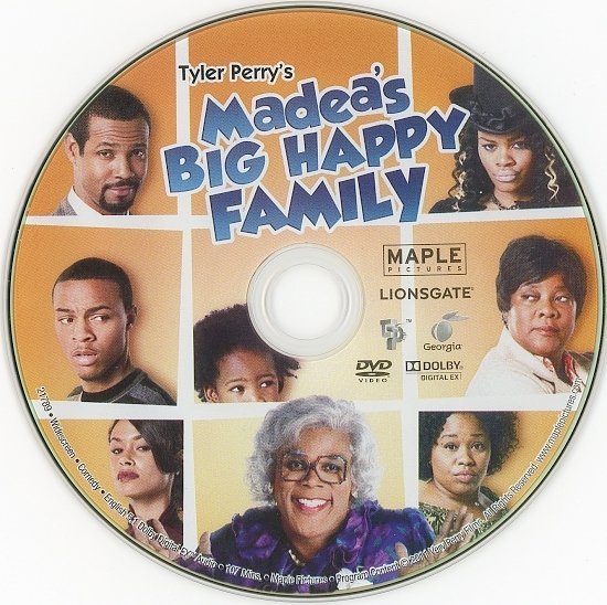 dvd cover Madea's Big Happy Family (2011) WS R1