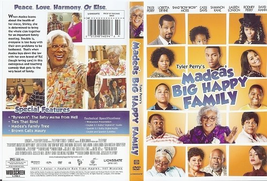 dvd cover Madea's Big Happy Family (2011) WS R1