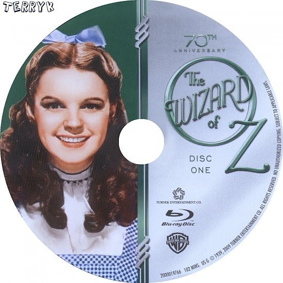dvd cover The Wizard of Oz (70th Anniversary) (1939) Blu-Ray
