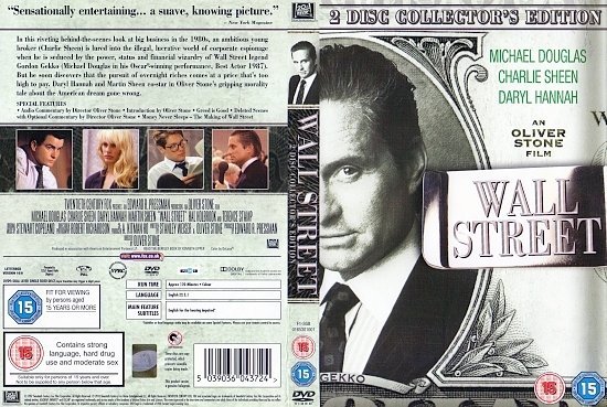 dvd cover Wall Street (1987) CE R2