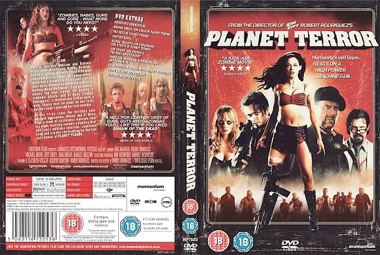 dvd cover Planet Terror (2007) R2