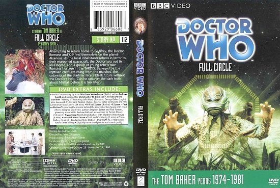 dvd cover Doctor Who Full Circle