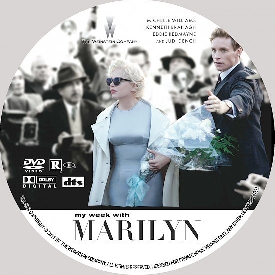 dvd cover My Week With Marilyn (2011) R1