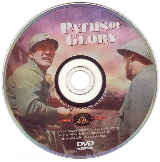 dvd cover Paths Of Glory (1957) R1