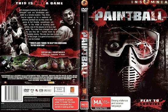 dvd cover Paintball (2009) R2 & R4
