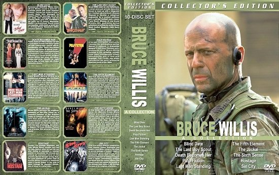 dvd cover Bruce Willis Collection