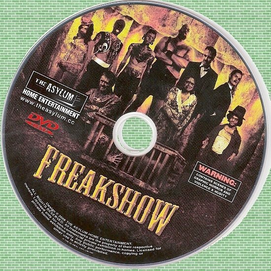 dvd cover Freakshow (2007) R1 UNCUT