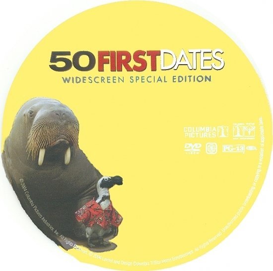 dvd cover 50 First Dates (2004) WS SE R1