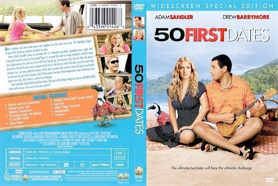 dvd cover 50 First Dates (2004) WS SE R1