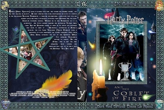 dvd cover Harry Potter And The Goblet of Fire