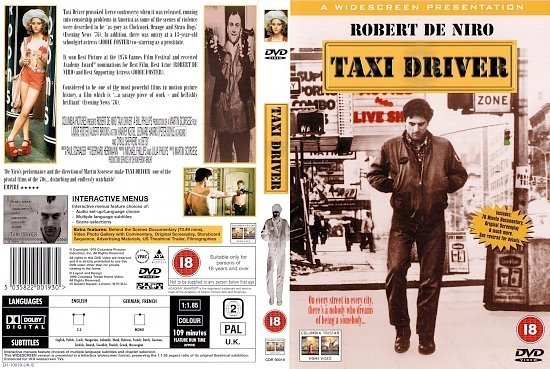dvd cover Taxi Driver (1976) WS R2