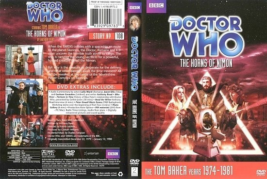 dvd cover Doctor Who The Horns Of Nimon