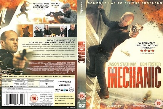 dvd cover The Mechanic (2011) R2