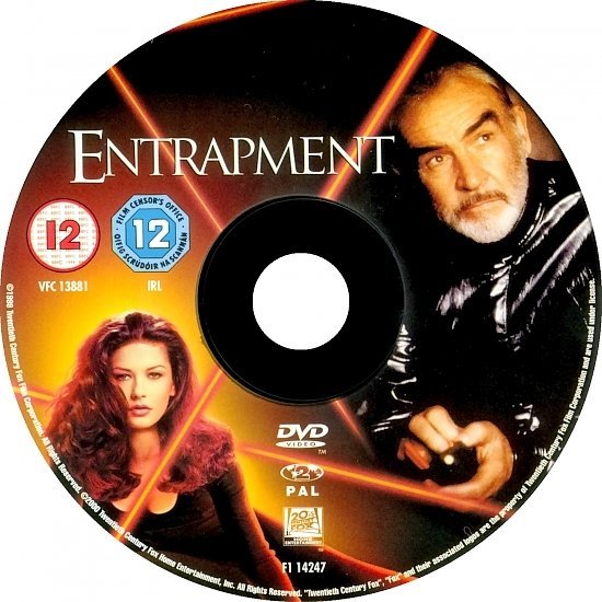 dvd cover Entrapment (1999) R2