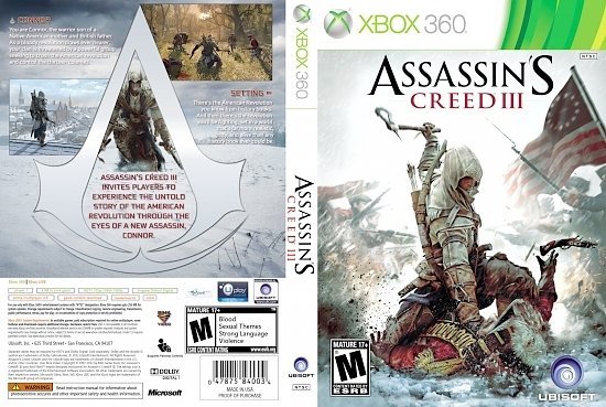 dvd cover Assassins Creed 3