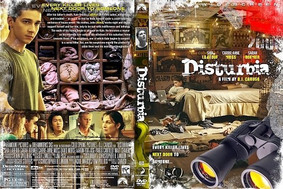 dvd cover Disturbia (2007) WS R1