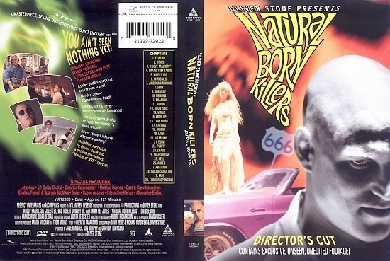 dvd cover Natural Born Killers (1994) WS DC R1