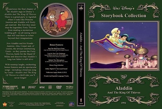 dvd cover Aladdin And The King Of Thieves