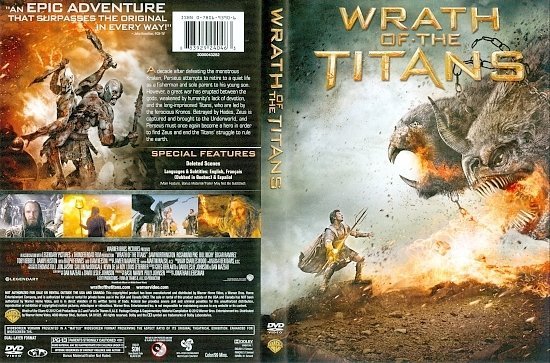 dvd cover Wrath Of The Titans R1
