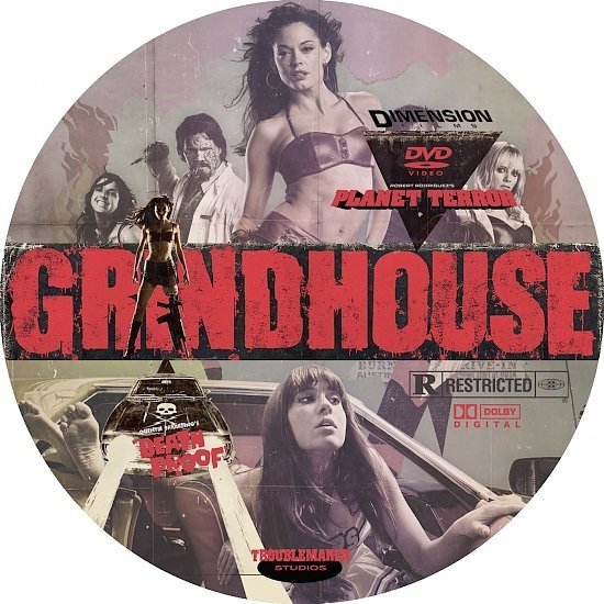 dvd cover Grindhouse: Planet Terror/Death Proof (2007) R1