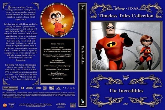 dvd cover Incredibles