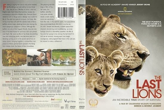 dvd cover The Last Lions (2011) R1