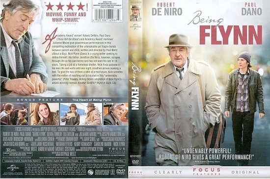 dvd cover Being Flynn R1