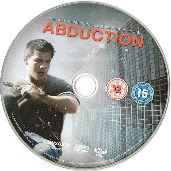 dvd cover Abduction (2011) R2