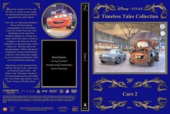 dvd cover Cars 21