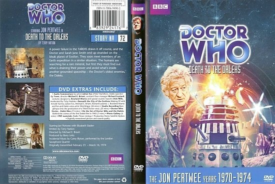 dvd cover Doctor Who Death to The Daleks