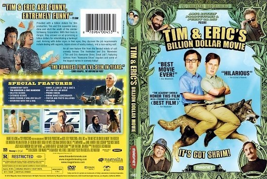 dvd cover Tim and Eric's Billion Dollar Movie R1
